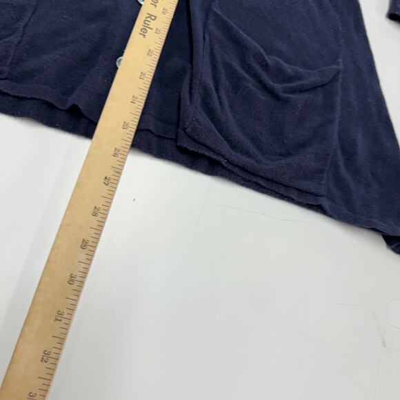 J.Jill Cardigan Womens X Small Blue Knit Sweater Button Up Cotton Blend - Picture 7 of 9